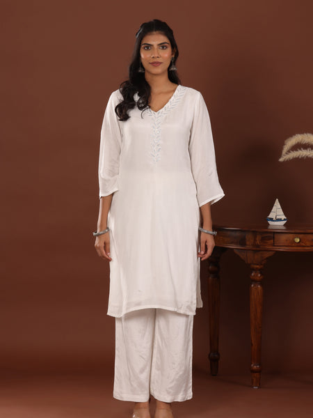 Sitara Muslin Straight Kurta - Jiraazi