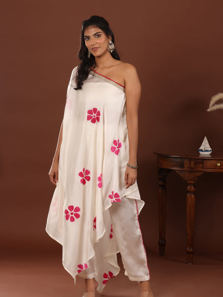 Meva Phool Off shoulder 3 piece set - Jiraazi