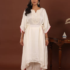 Meva Rang Kaftan Set - Jiraazi