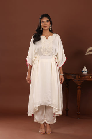 Meva Rang Kaftan Set