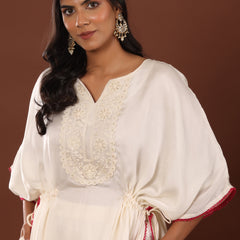 Meva Rang Kaftan Set - Jiraazi