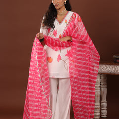 Lotus Print sharara set - Jiraazi