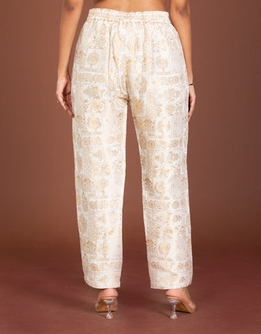 Ruby Brocade Pant