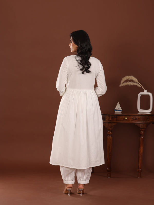 Chand Angrakha Cotton Kurta - Jiraazi