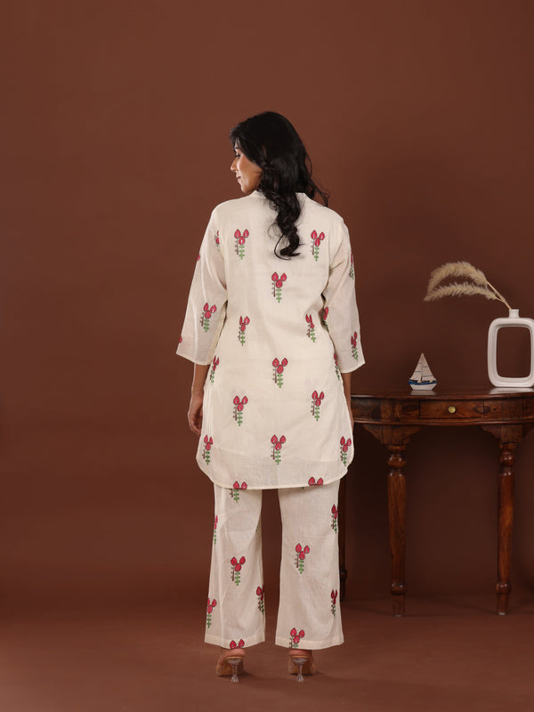 Rosemary cotton Co ord set - Jiraazi