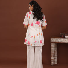 Lotus Print sharara set - Jiraazi