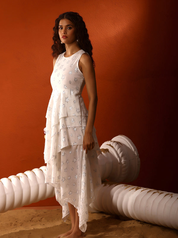 Lurex Layered Dress