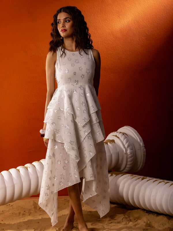 Lurex Layered Dress