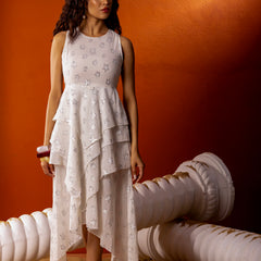 Lurex Layered Dress