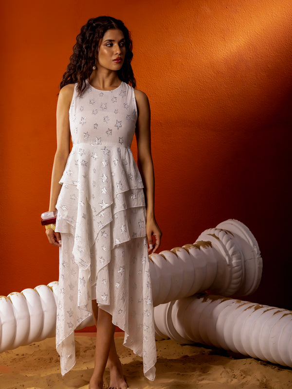 Lurex Layered Dress