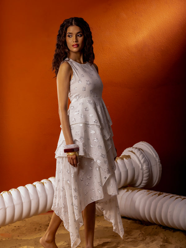 Lurex Layered Dress