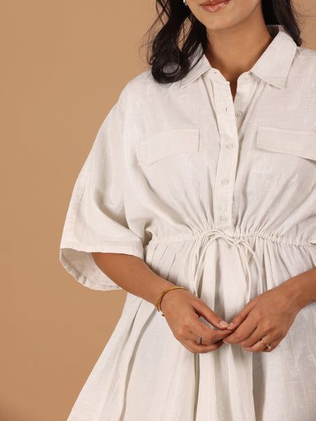 Shimmer Cotton lurex Dress - Jiraazi