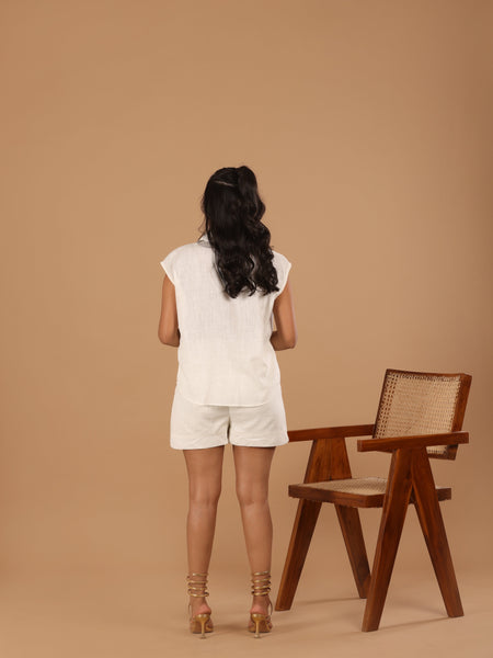 Starry Cotton Slub Top - Jiraazi