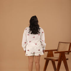 Floral Cotton Mul Shirt - Jiraazi